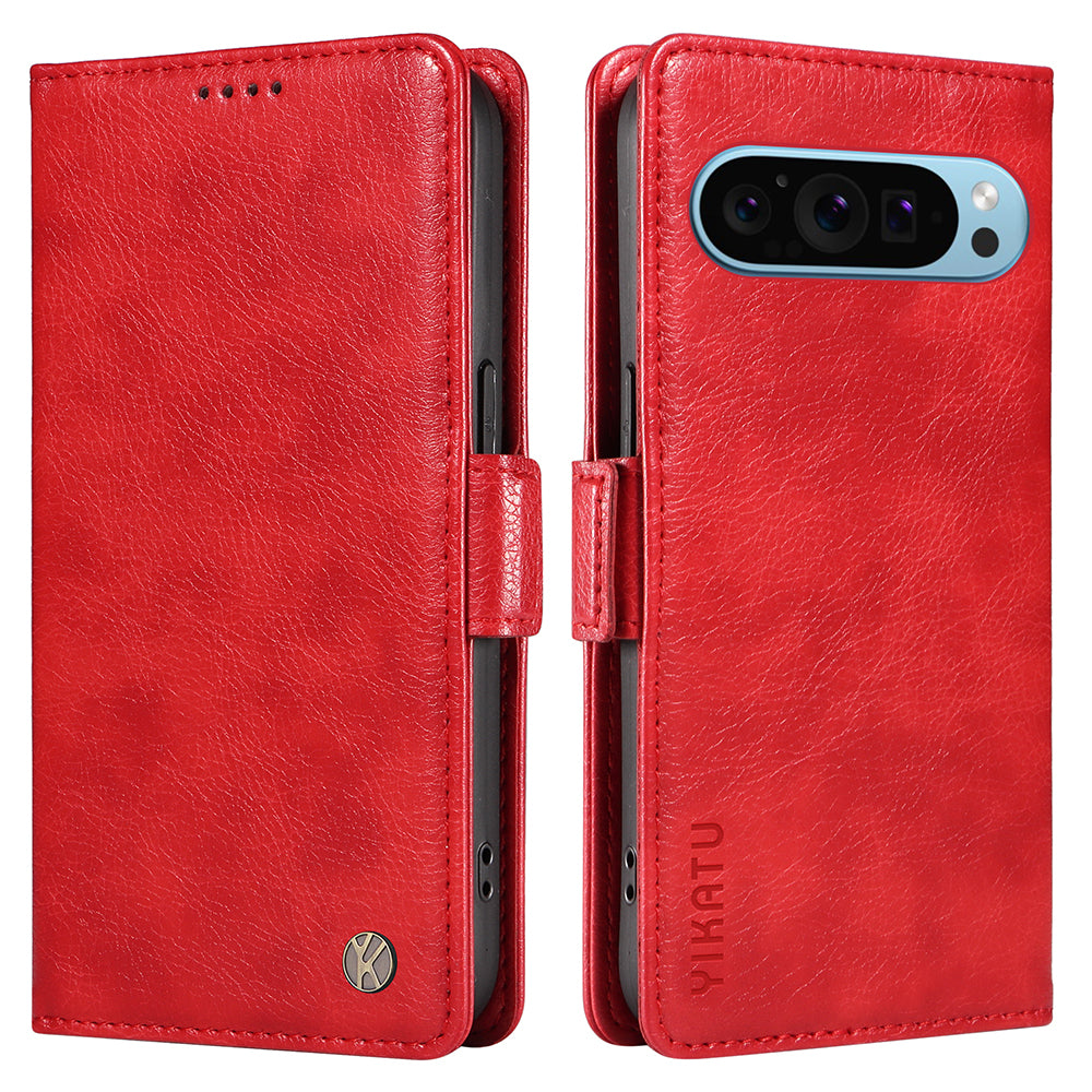 YIKATU YK-007 For Google Pixel 9 Case with Card Holder PU Leather+TPU Inner Shell Phone Cover YIKATU YK-007 For Google Pixel 9 Case with Card Holder PU Leather+TPU Inner Shell Phone Cover